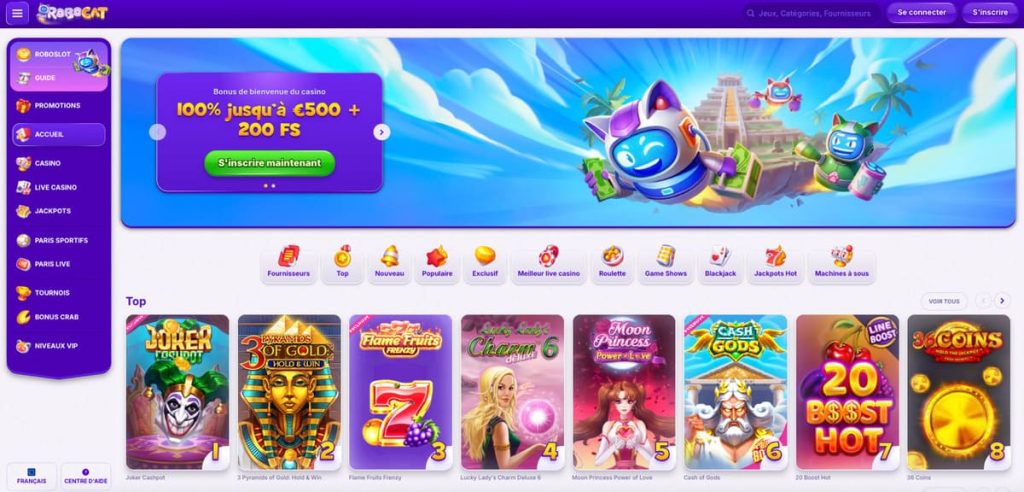 robocat casino